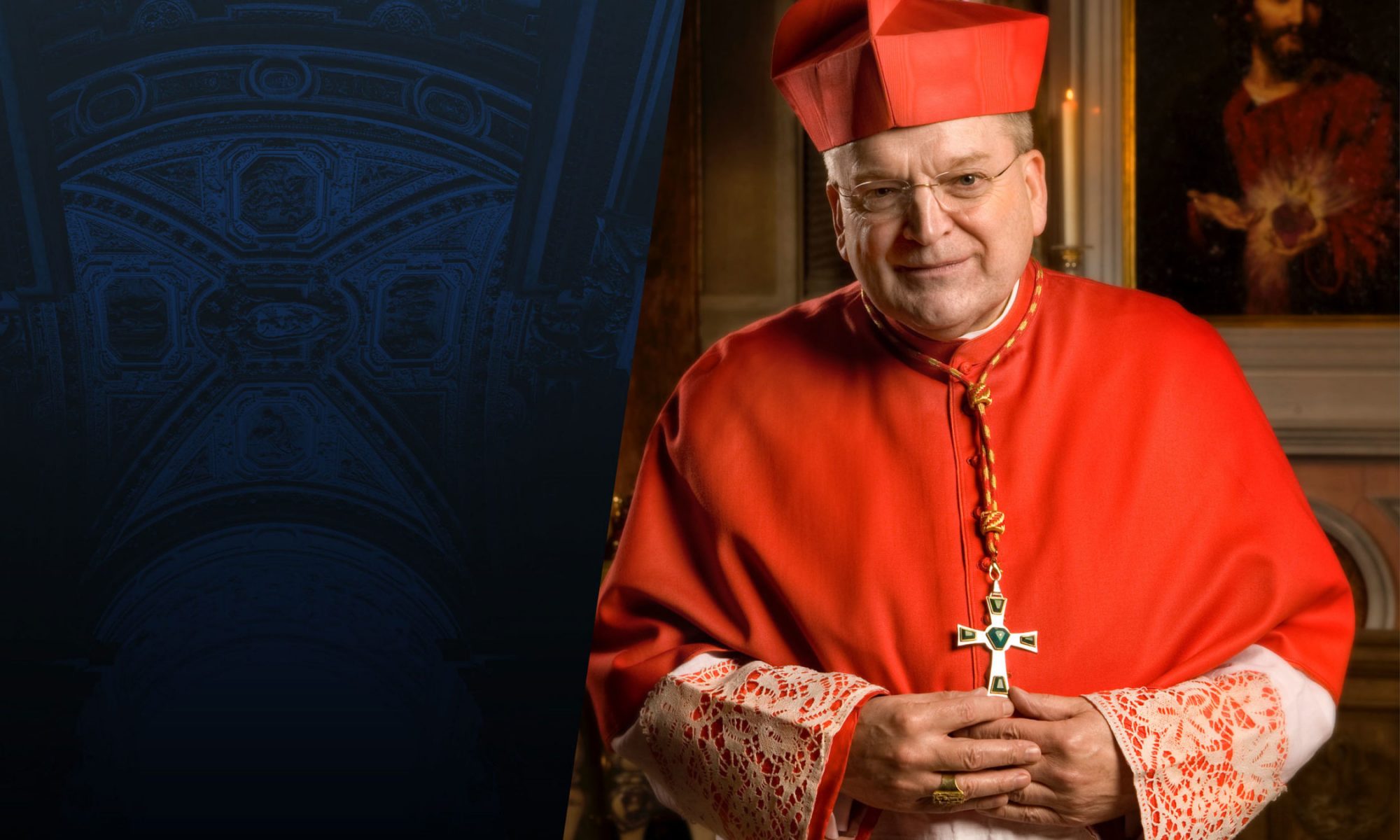 Kardinál Burke v slovenskom Ríme